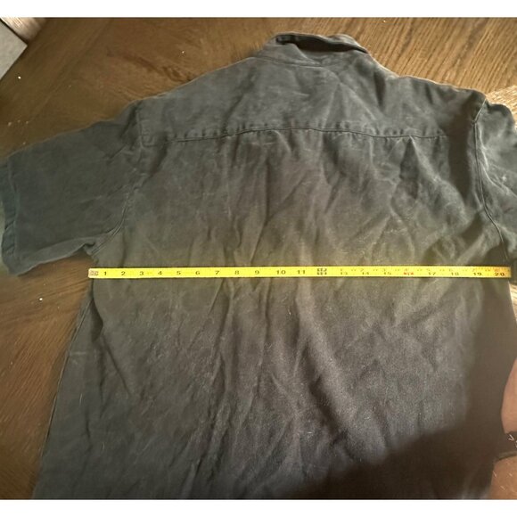 A&W Signature Series Mens Silk Button-Up Shirt "Hotter Than Hotter" Black M 2002 - Picture 2 of 11